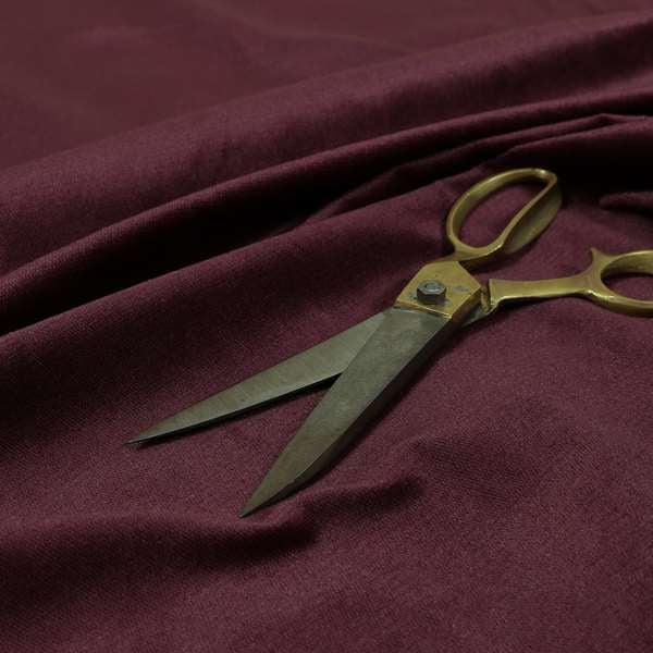 Poppy Soothing Velour Velvet Upholstery Furnishing Purple Fabric CTR-1028 - Made To Measure Curtains