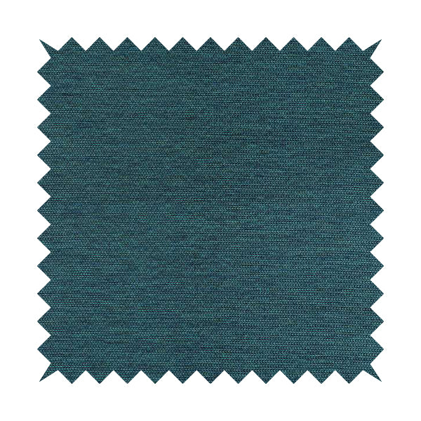 Metropolitan Collection Plain Chenille Smooth Textured Teal Blue Colour Upholstery Fabric CTR-103 - Roman Blinds