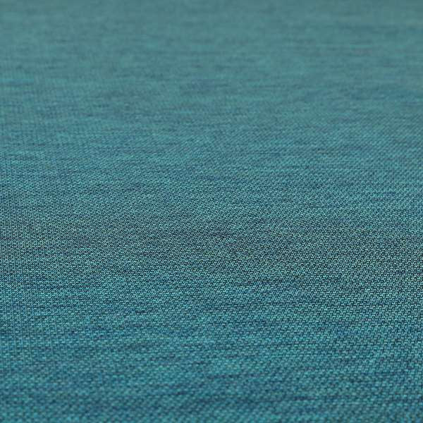 Metropolitan Collection Plain Chenille Smooth Textured Teal Blue Colour Upholstery Fabric CTR-103 - Made To Measure Curtains