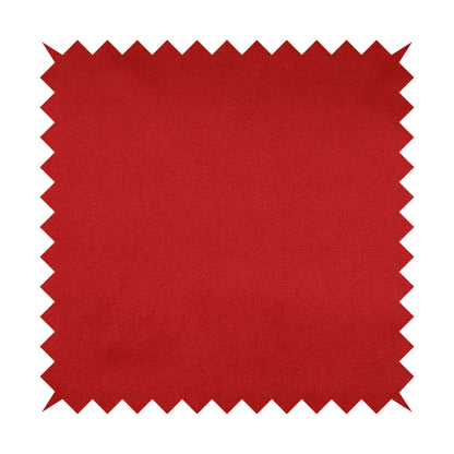 Poppy Soothing Velour Velvet Upholstery Furnishing Red Fabric CTR-1030 - Roman Blinds