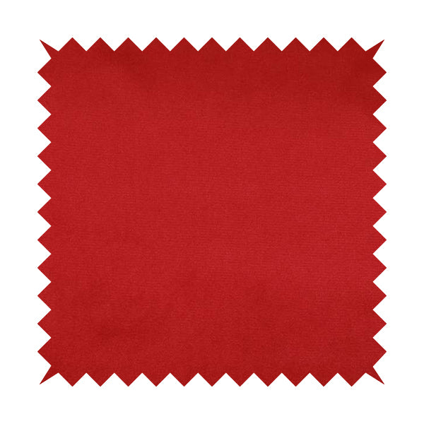 Poppy Soothing Velour Velvet Upholstery Furnishing Red Fabric CTR-1030 - Made To Measure Curtains