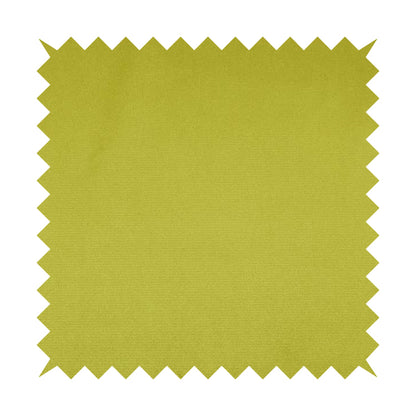 Poppy Soothing Velour Velvet Upholstery Furnishing Yellow Fabric CTR-1033 - Roman Blinds