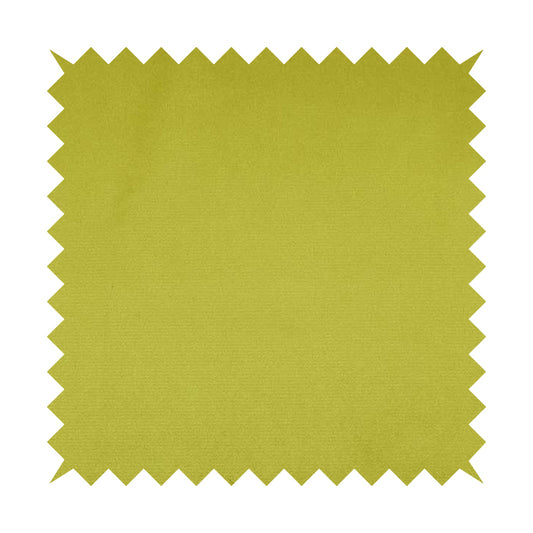 Poppy Soothing Velour Velvet Upholstery Furnishing Yellow Fabric CTR-1033