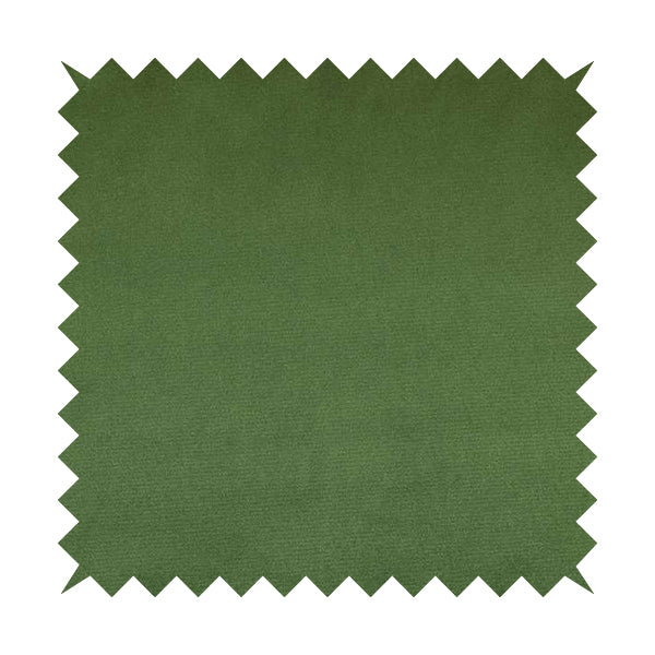 Poppy Soothing Velour Velvet Upholstery Furnishing Green Fabric CTR-1034 - Roman Blinds