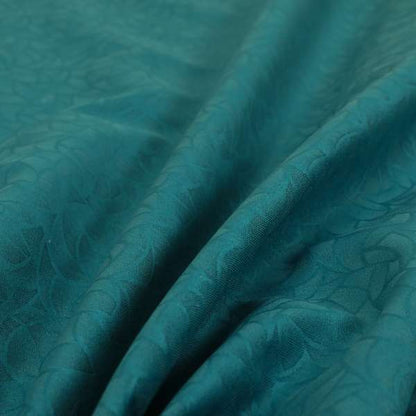 Mikado Self Pattern Soft Velour Velvet Upholstery Fabric In Blue Colour CTR-1036 - Roman Blinds