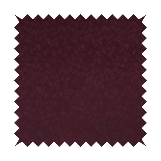 Mikado Self Pattern Soft Velour Velvet Upholstery Fabric In Purple Colour CTR-1037