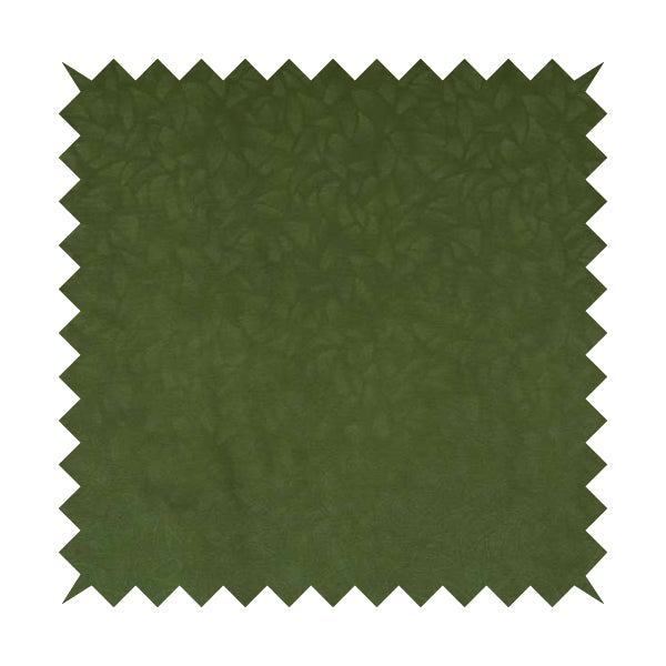 Mikado Self Pattern Soft Velour Velvet Upholstery Fabric In Green Colour CTR-1039 - Made To Measure Curtains