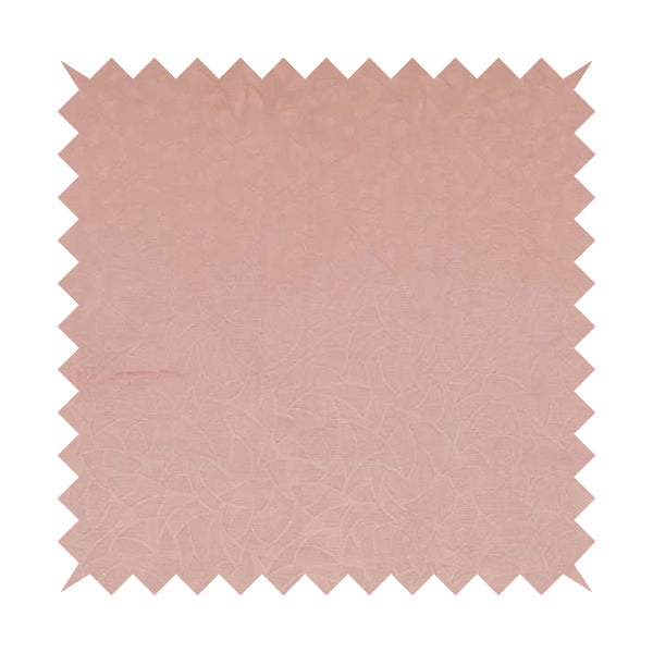 Mikado Self Pattern Soft Velour Velvet Upholstery Fabric In Pink Colour CTR-1043 - Roman Blinds