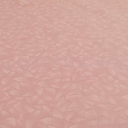 Mikado Self Pattern Soft Velour Velvet Upholstery Fabric In Pink Colour CTR-1043 - Made To Measure Curtains