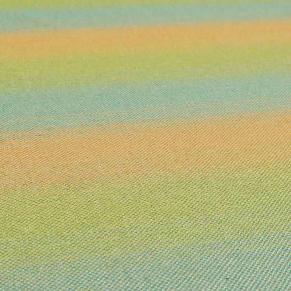 Mineral Weaves Multicoloured Orange Blue Green Heavyweight Chenille Upholstery Fabric CTR-1044 - Roman Blinds