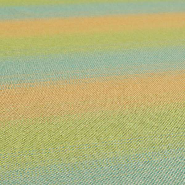 Mineral Weaves Multicoloured Orange Blue Green Heavyweight Chenille Upholstery Fabric CTR-1044 - Made To Measure Curtains