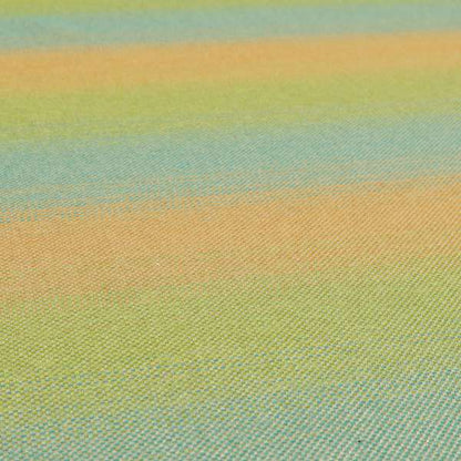 Mineral Weaves Multicoloured Orange Blue Green Heavyweight Chenille Upholstery Fabric CTR-1044 - Made To Measure Curtains