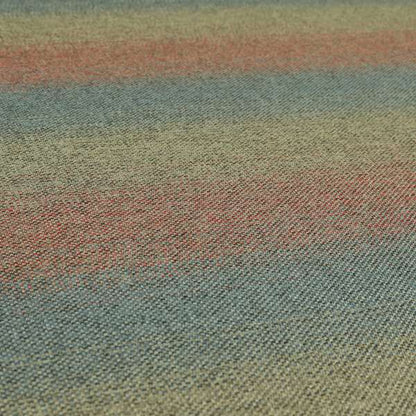 Mineral Weaves Multicoloured Silver Blue Red Heavyweight Chenille Upholstery Fabric CTR-1046 - Roman Blinds