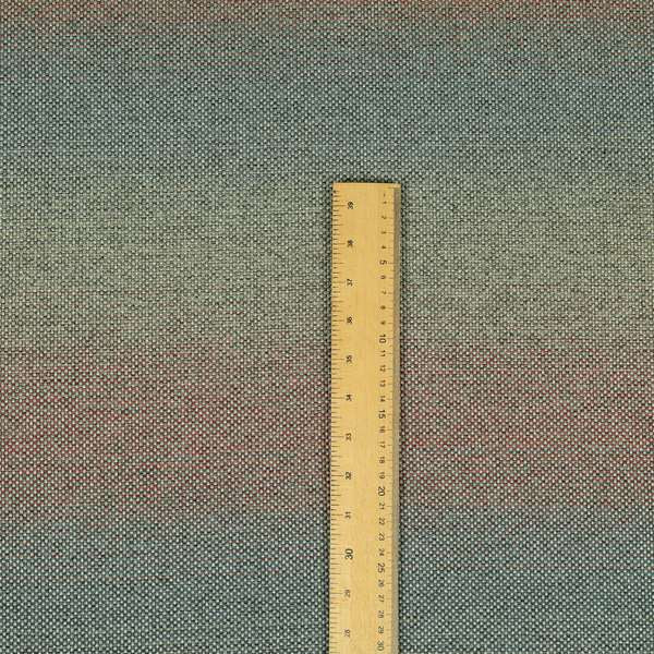 Mineral Weaves Multicoloured Silver Blue Red Heavyweight Chenille Upholstery Fabric CTR-1046 - Made To Measure Curtains