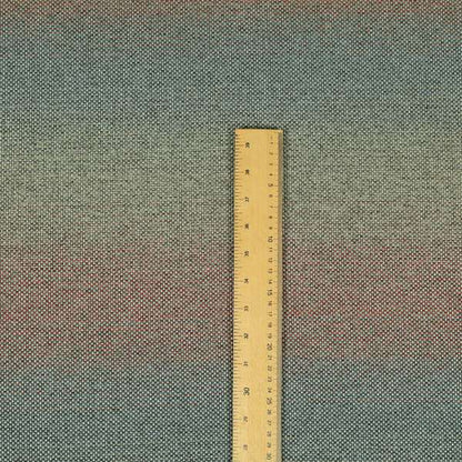 Mineral Weaves Multicoloured Silver Blue Red Heavyweight Chenille Upholstery Fabric CTR-1046 - Made To Measure Curtains