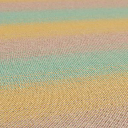 Mineral Weaves Multicoloured Orange Blue Pink Heavyweight Chenille Upholstery Fabric CTR-1047 - Roman Blinds