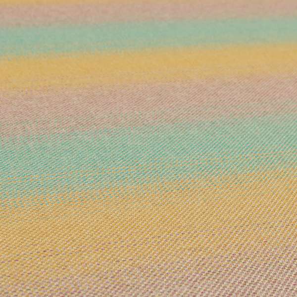 Mineral Weaves Multicoloured Orange Blue Pink Heavyweight Chenille Upholstery Fabric CTR-1047 - Made To Measure Curtains