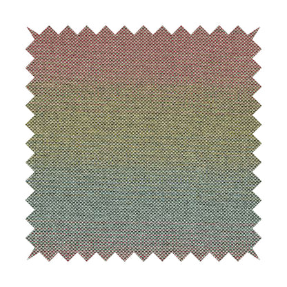 Mineral Weaves Multicoloured Blue Pink Green Heavyweight Chenille Upholstery Fabric CTR-1048 - Roman Blinds
