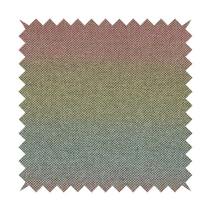 Mineral Weaves Multicoloured Blue Pink Green Heavyweight Chenille Upholstery Fabric CTR-1048 - Made To Measure Curtains