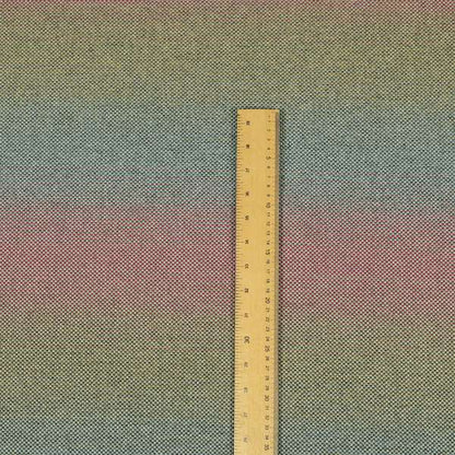 Mineral Weaves Multicoloured Blue Pink Green Heavyweight Chenille Upholstery Fabric CTR-1048 - Roman Blinds