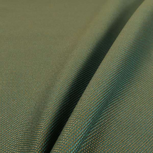 Bilbao Weave Textured Chenille Teal Brown Colour Furnishing Fabric CTR-1049 - Made To Measure Curtains