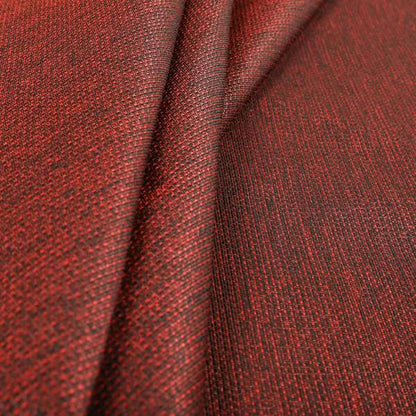 Metropolitan Collection Plain Chenille Smooth Textured Red Burgundy Colour Upholstery Fabric CTR-105 - Made To Measure Curtains