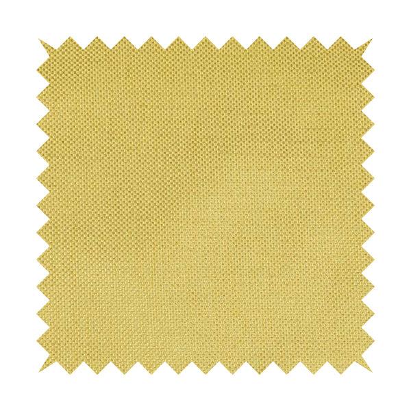 Bilbao Weave Textured Chenille Yellow Colour Furnishing Fabric CTR-1052 - Handmade Cushions