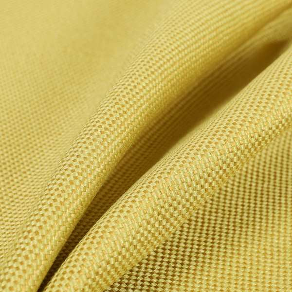 Bilbao Weave Textured Chenille Yellow Colour Furnishing Fabric CTR-1052 - Made To Measure Curtains