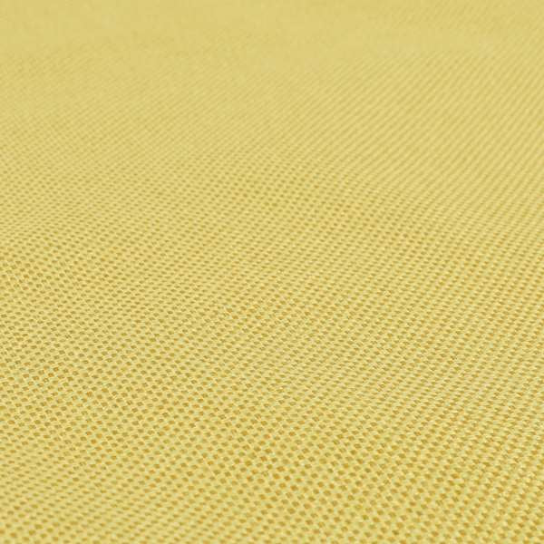 Bilbao Weave Textured Chenille Yellow Colour Furnishing Fabric CTR-1052 - Made To Measure Curtains