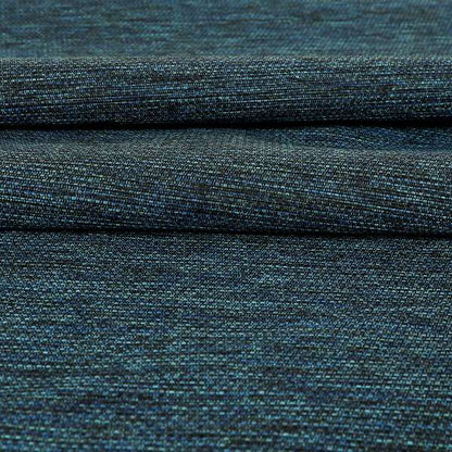 Metropolitan Collection Plain Chenille Smooth Textured Blue Colour Upholstery Fabric CTR-106 - Made To Measure Curtains