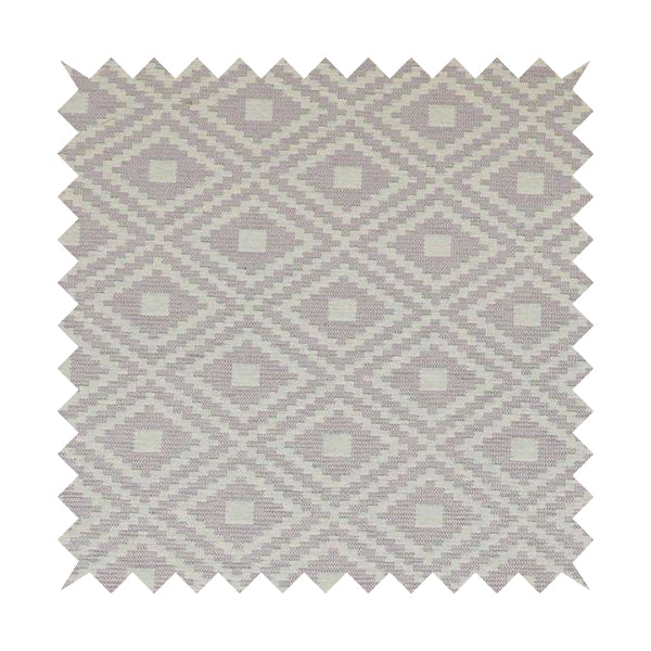 Jehan Star Kilim Pattern In Pink Colour Furnishing Upholstery Fabric CTR-1071 - Made To Measure Curtains