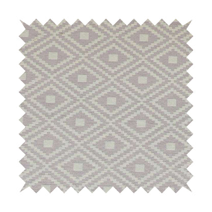 Jehan Star Kilim Pattern In Pink Colour Furnishing Upholstery Fabric CTR-1071 - Made To Measure Curtains