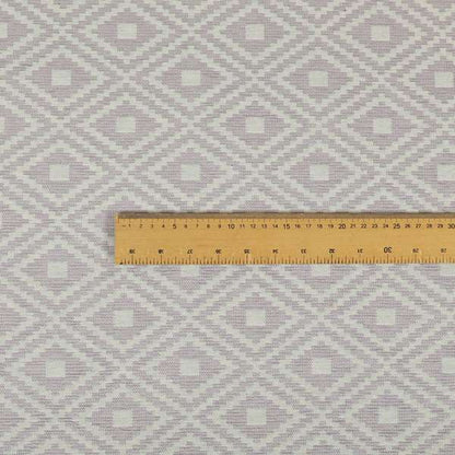 Jehan Star Kilim Pattern In Pink Colour Furnishing Upholstery Fabric CTR-1071 - Roman Blinds