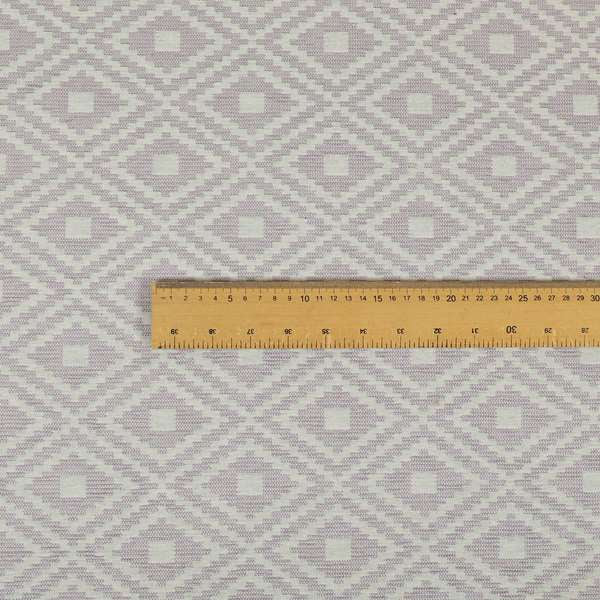 Jehan Star Kilim Pattern In Pink Colour Furnishing Upholstery Fabric CTR-1071 - Made To Measure Curtains