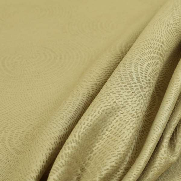 Fenton Circular Pattern In Beige Colour Furnishing Upholstery Fabric CTR-1076 - Roman Blinds