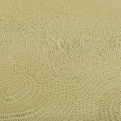 Fenton Circular Pattern In Beige Colour Furnishing Upholstery Fabric CTR-1076 - Made To Measure Curtains