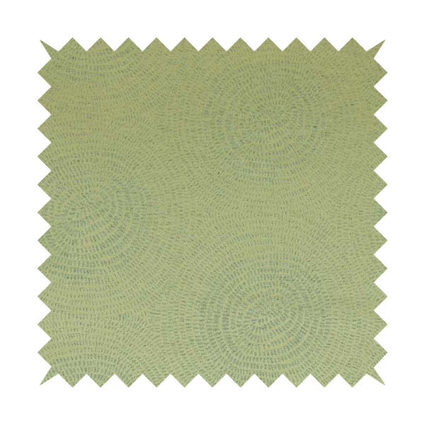 Fenton Circular Pattern In Grey Colour Furnishing Upholstery Fabric CTR-1078 - Made To Measure Curtains