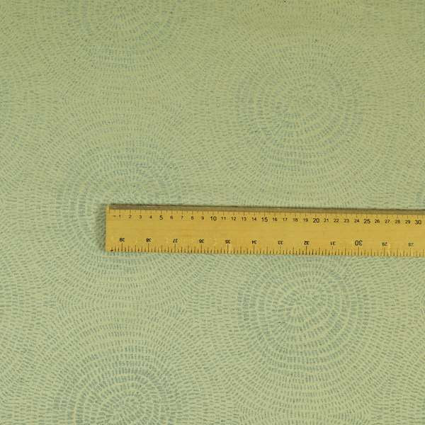 Fenton Circular Pattern In Grey Colour Furnishing Upholstery Fabric CTR-1078