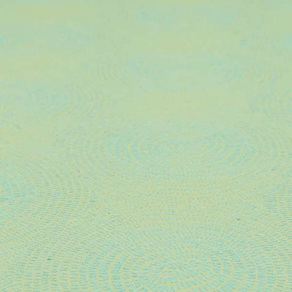 Fenton Circular Pattern In Light Blue Colour Furnishing Upholstery Fabric CTR-1079 - Made To Measure Curtains