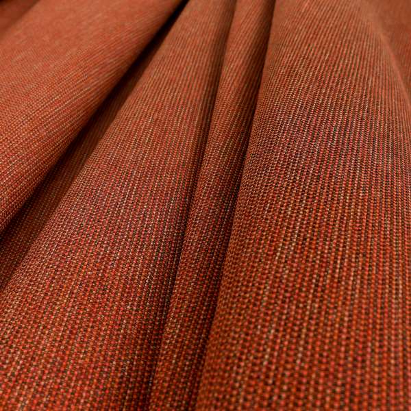 Metropolitan Collection Plain Chenille Smooth Textured Orange Colour Upholstery Fabric CTR-108 - Handmade Cushions