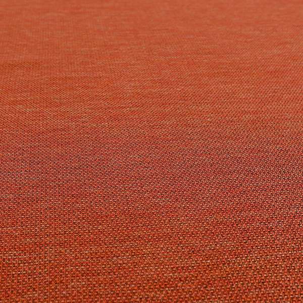 Metropolitan Collection Plain Chenille Smooth Textured Orange Colour Upholstery Fabric CTR-108 - Roman Blinds