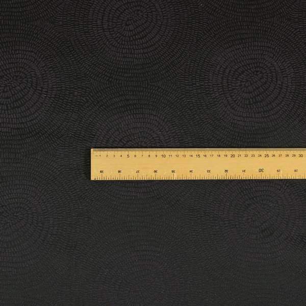 Fenton Circular Pattern In Purple Colour Furnishing Upholstery Fabric CTR-1083 - Roman Blinds