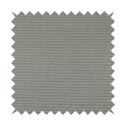 Elemental Collection Chevron Pattern Soft Wool Textured Grey White Colour Upholstery Fabric CTR-109 - Handmade Cushions