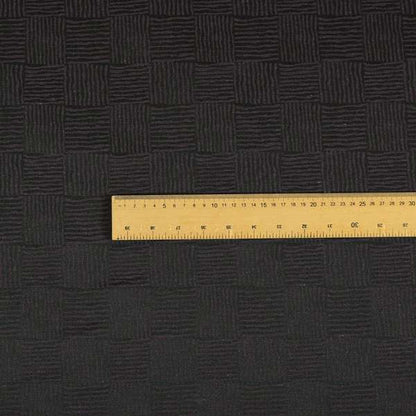 Noah Purple Colour Gingham Stripe Pattern Upholstery Fabrics CTR-1095