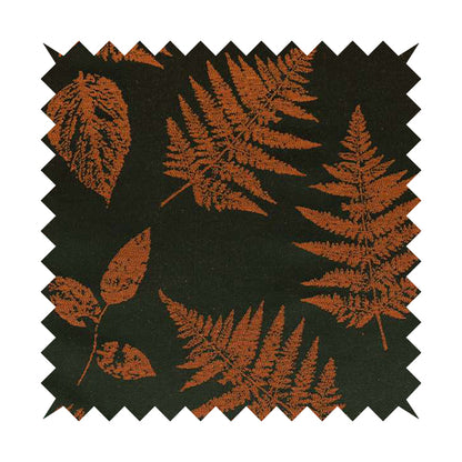 Pelham Autumnal Floral Pattern In Orange Colour Furnishing Upholstery Fabric CTR-1099