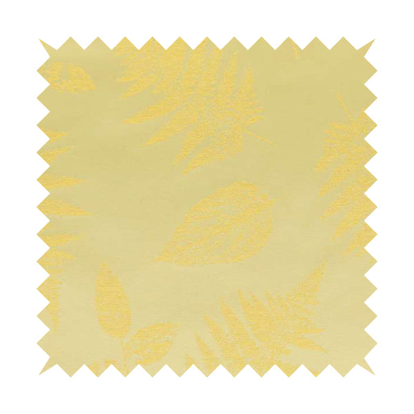 Pelham Autumnal Floral Pattern In Yellow Colour Furnishing Upholstery Fabric CTR-1100