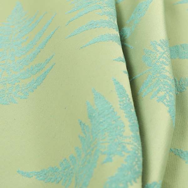 Pelham Autumnal Floral Pattern In Light Blue Colour Furnishing Upholstery Fabric CTR-1103 - Roman Blinds