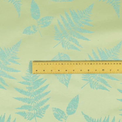 Pelham Autumnal Floral Pattern In Light Blue Colour Furnishing Upholstery Fabric CTR-1103 - Roman Blinds