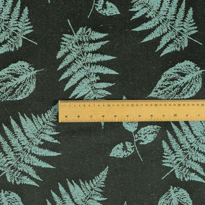 Pelham Autumnal Floral Pattern In Blue Colour Furnishing Upholstery Fabric CTR-1104 - Roman Blinds