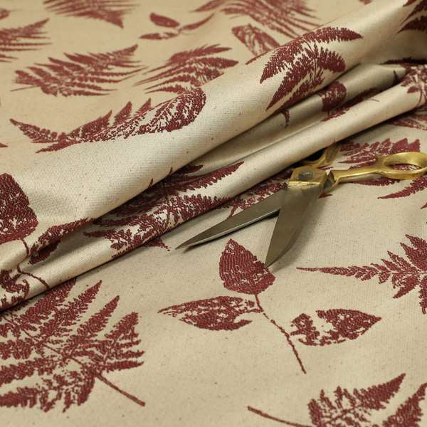 Pelham Autumnal Floral Pattern In Pink Colour Furnishing Upholstery Fabric CTR-1108 - Made To Measure Curtains